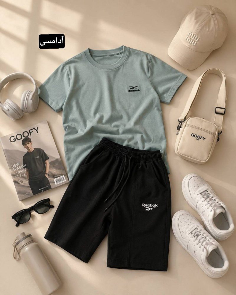 تیشرت لانگ پسرانه با شلوارک مارکو - Image 5