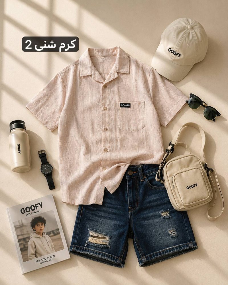 شومیز لینن پسرانه کلمبیا - Image 4