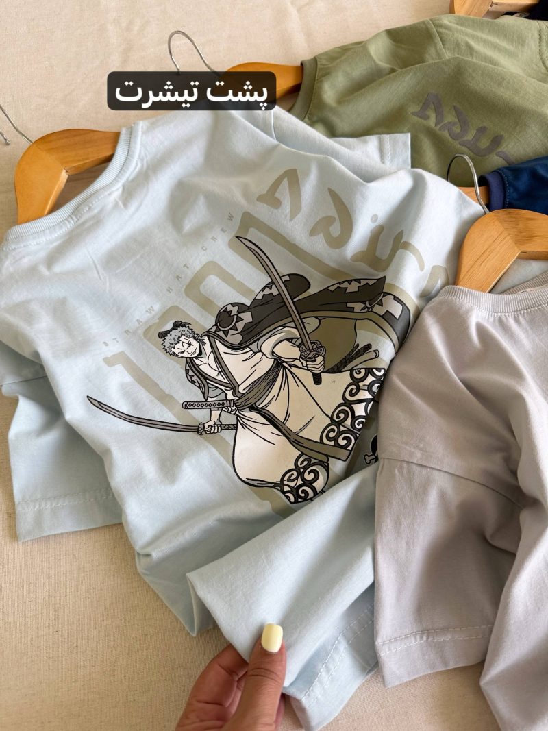 تیشرت و شلوارک کتان پسرانه روکال - Image 8